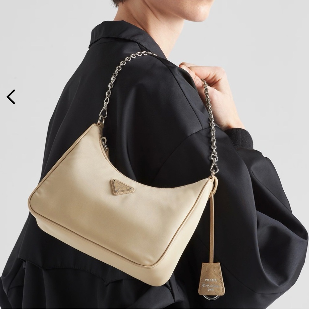 Prada Desert Beige Re-Edition 2005 Re-Nylon Bag